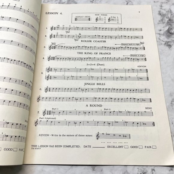 The Band Booster Book 1 John Kinyon A Method For The Beginning Band 1960 - Picture 7 of 8